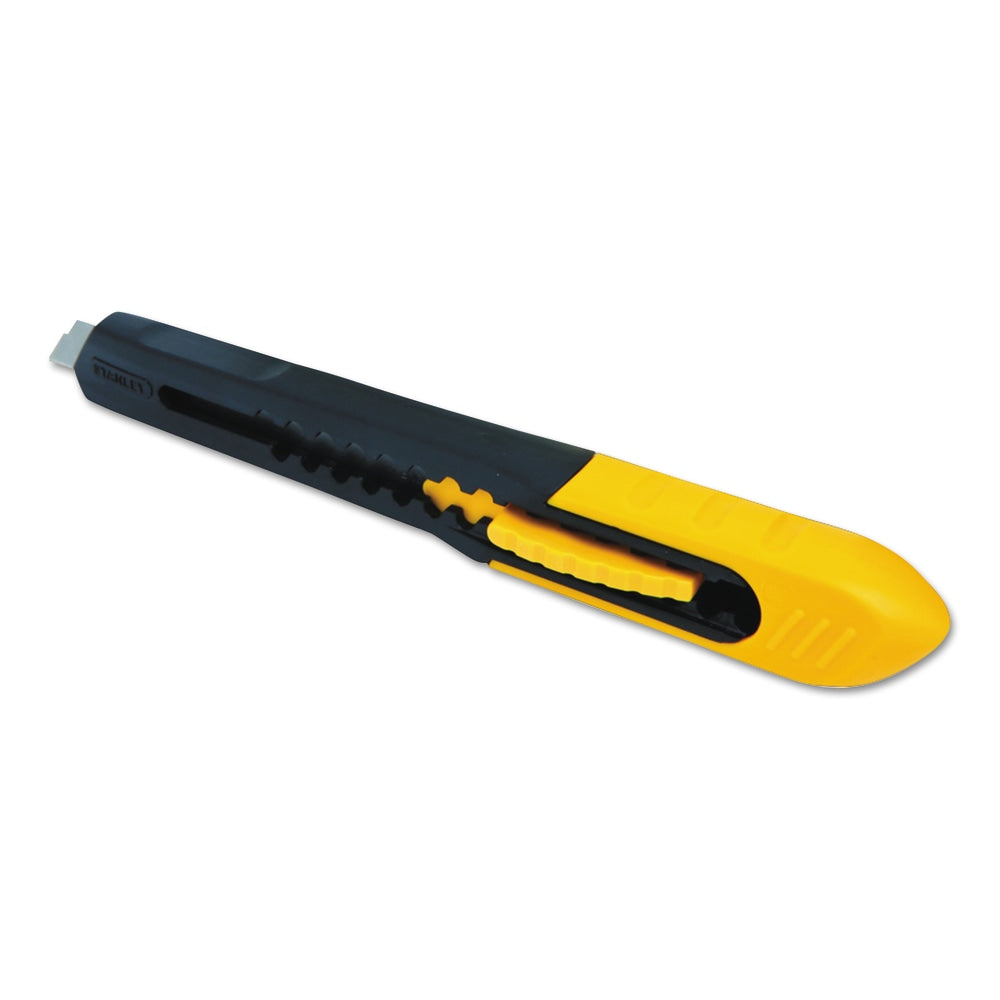 Quick Point Knives, 7 in, Snap-Off Steel Blade, Plastic, Black; Yellow