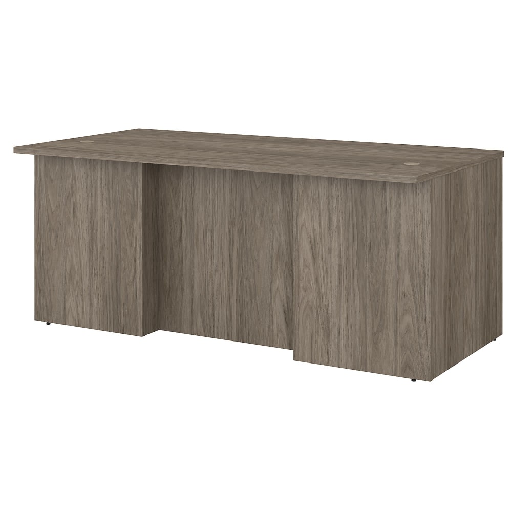 Bush Business Furniture Office 500 72inW Executive Computer Desk, Modern Hickory, Standard Delivery