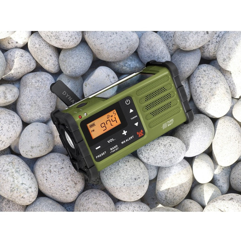 Sangean FM / AM / Weather / Handcrank / Solar / Emergency Alert Radio - For Weather, Emergency with NOAA All Hazard - AM/FM - 7 Weather - 400 mW - Handheld