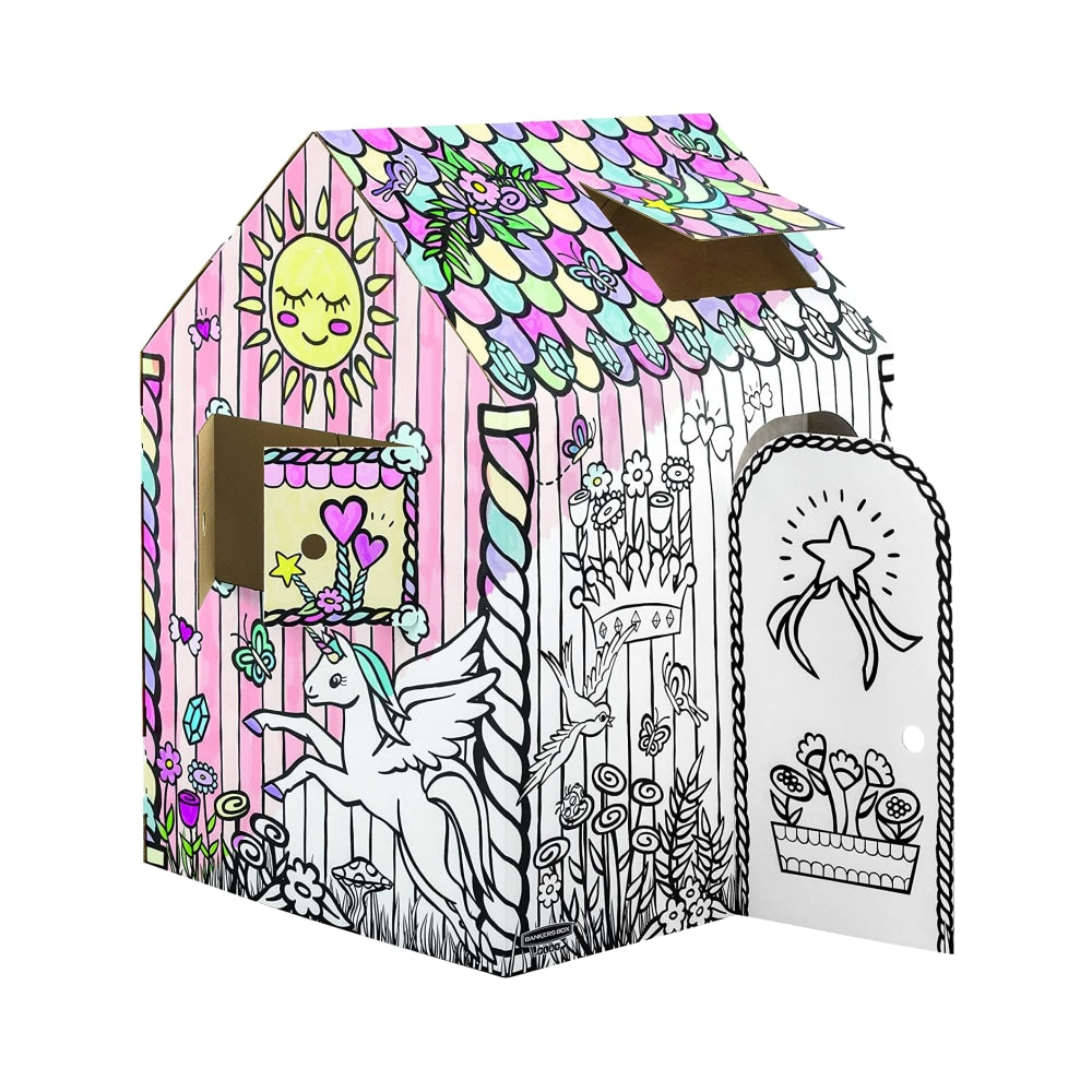 Bankers Box At Play Playhouse, 48inH x 32inW x 38inD, Unicorn