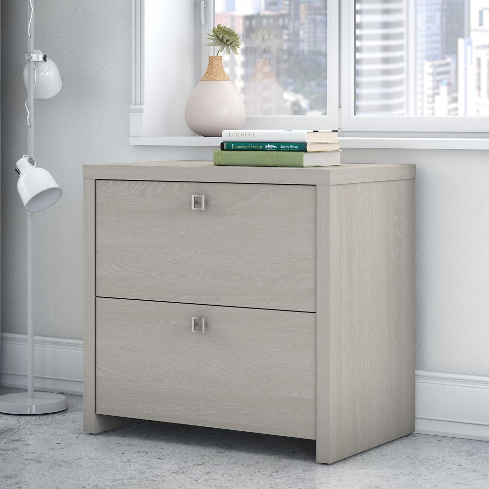 Bush Business Furniture Echo 31-5/8inW x 20inD Lateral File Cabinet, Gray Sand, Standard Delivery