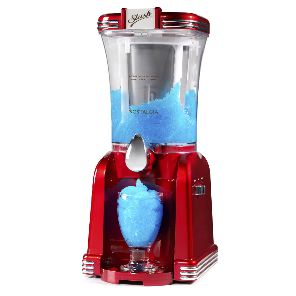 Nostalgia Electrics 32 Oz Retro Slush Drink Maker, Red