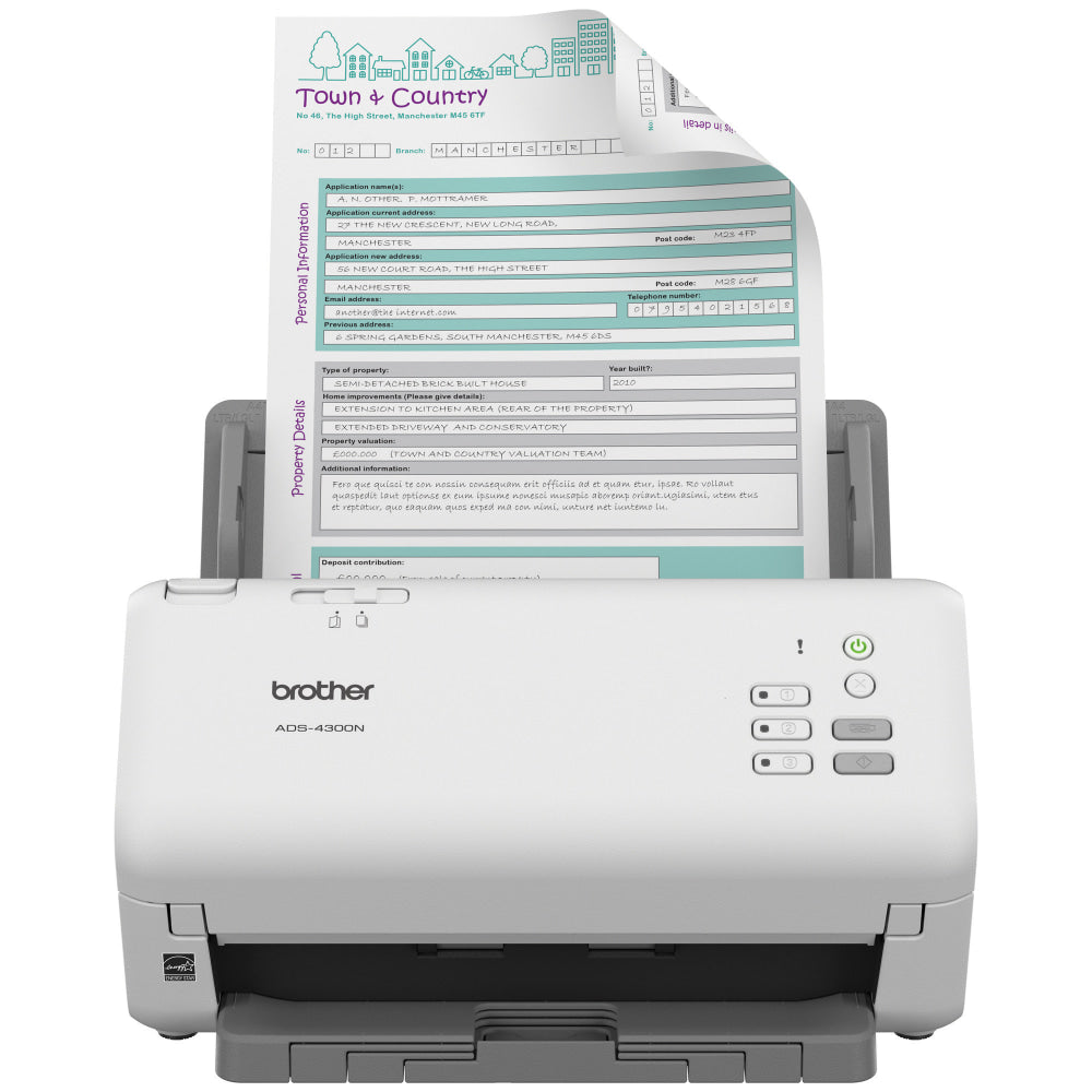 Brother ADS-4300N Professional Desktop Scanner