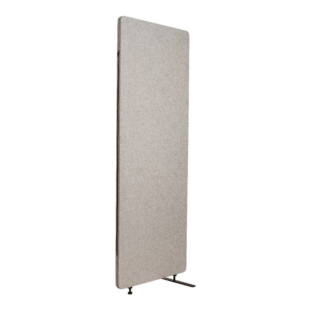 Luxor RECLAIM Acoustic Privacy Expansion Panel, 66inH x 24inW, Misty Gray