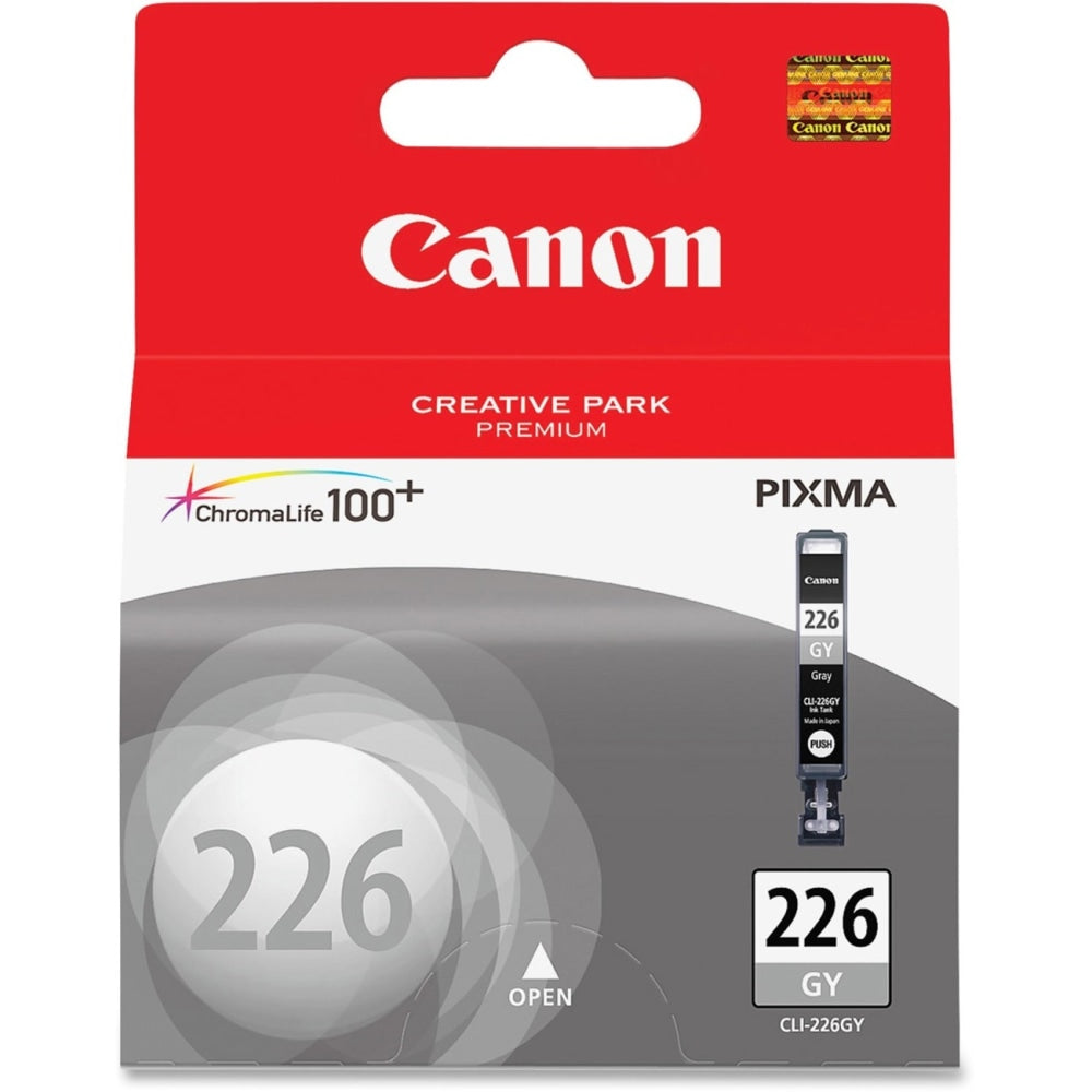 Canon CLI-226 ChromaLife 100+ Gray Ink Tank, 4550B001