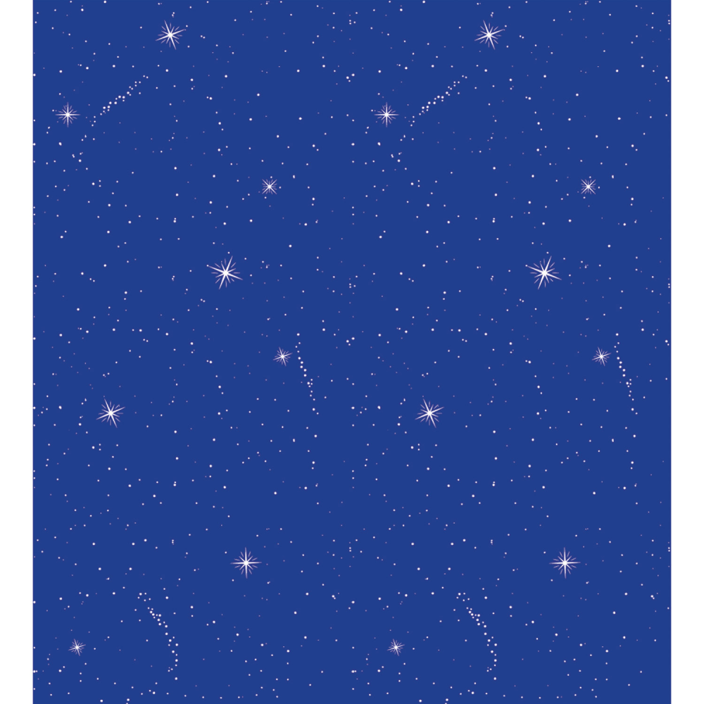 Pacon Fadeless Bulletin Board Art Paper, Night Sky, 48in x 12ft, Pack Of 4 Rolls