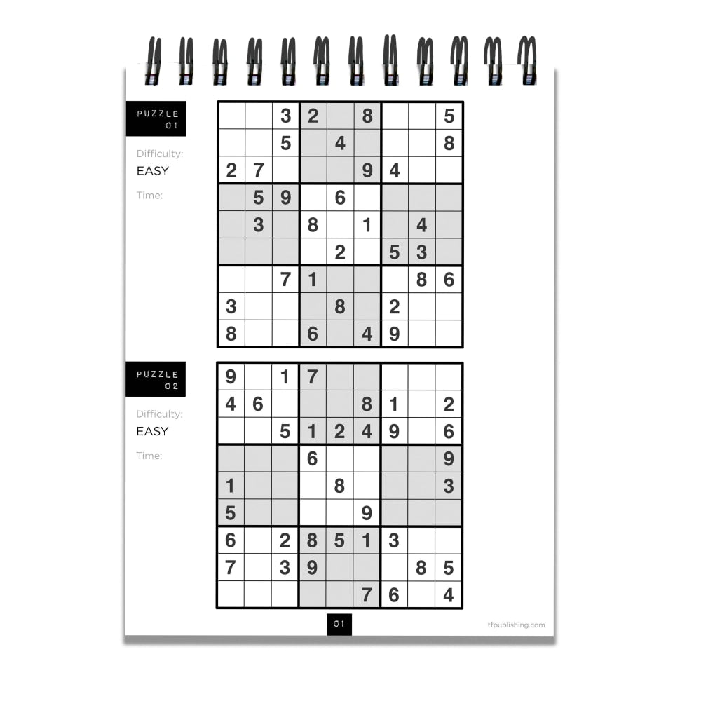 TF Publishing Sudoku Puzzle Pad Books, Set Of 2 Books