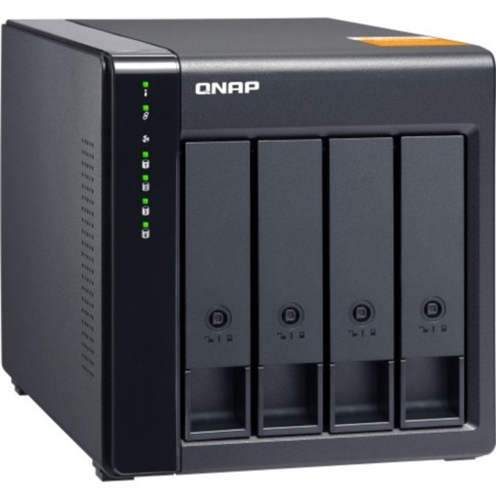 QNAP TL-D400S Drive Enclosure SATA/600 - Mini-SAS Host Interface Tower - 4 x HDD Supported - 4 x SSD Supported - 4 x Total Bay - 4 x 2.5in/3.5in Bay