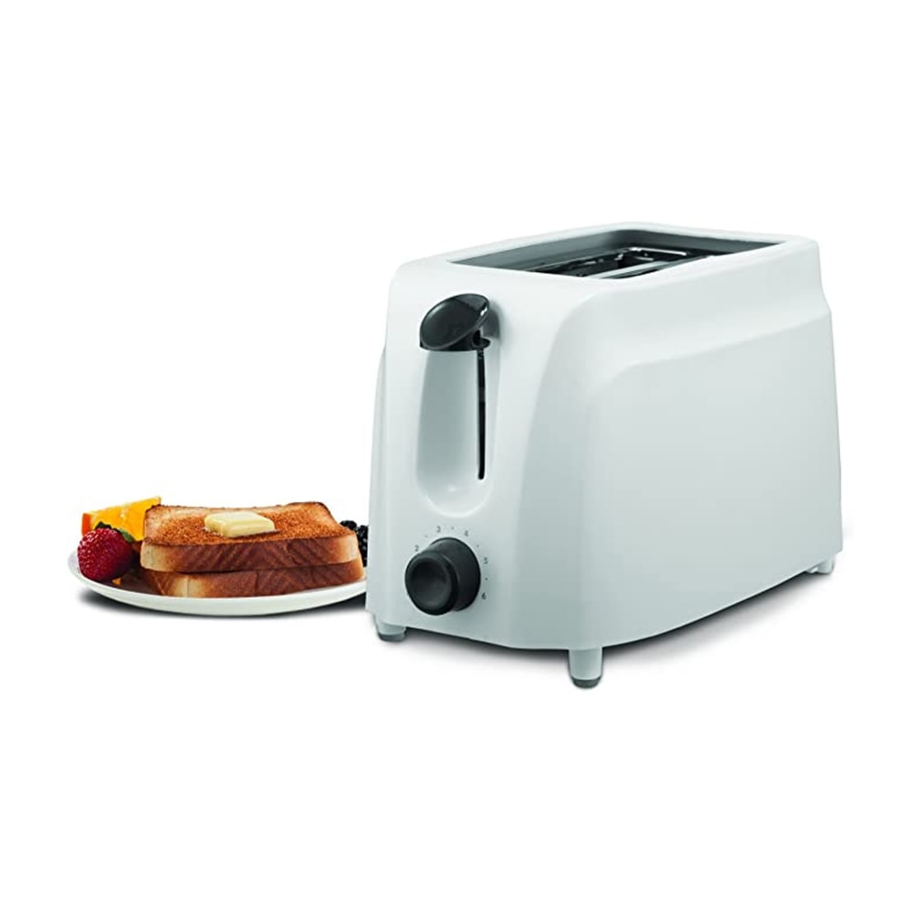 Brentwood 2-Slice Cool-Touch Toaster, White