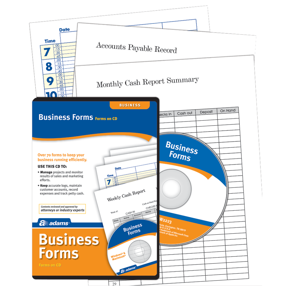 Adams Business Forms Software, Disc