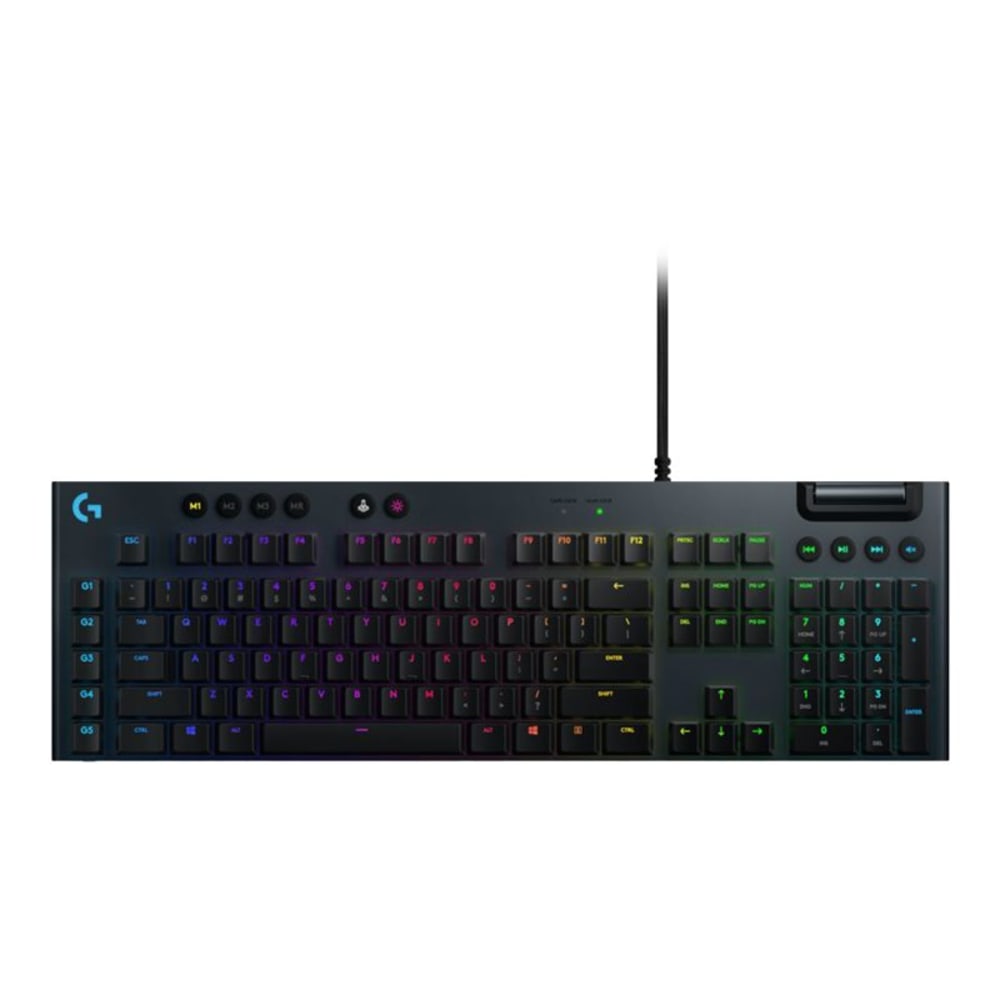 Logitech G815 LIGHTSYNC RGB Mechanical Gaming Keyboard With Low-Profile GL Clicky Key Switch