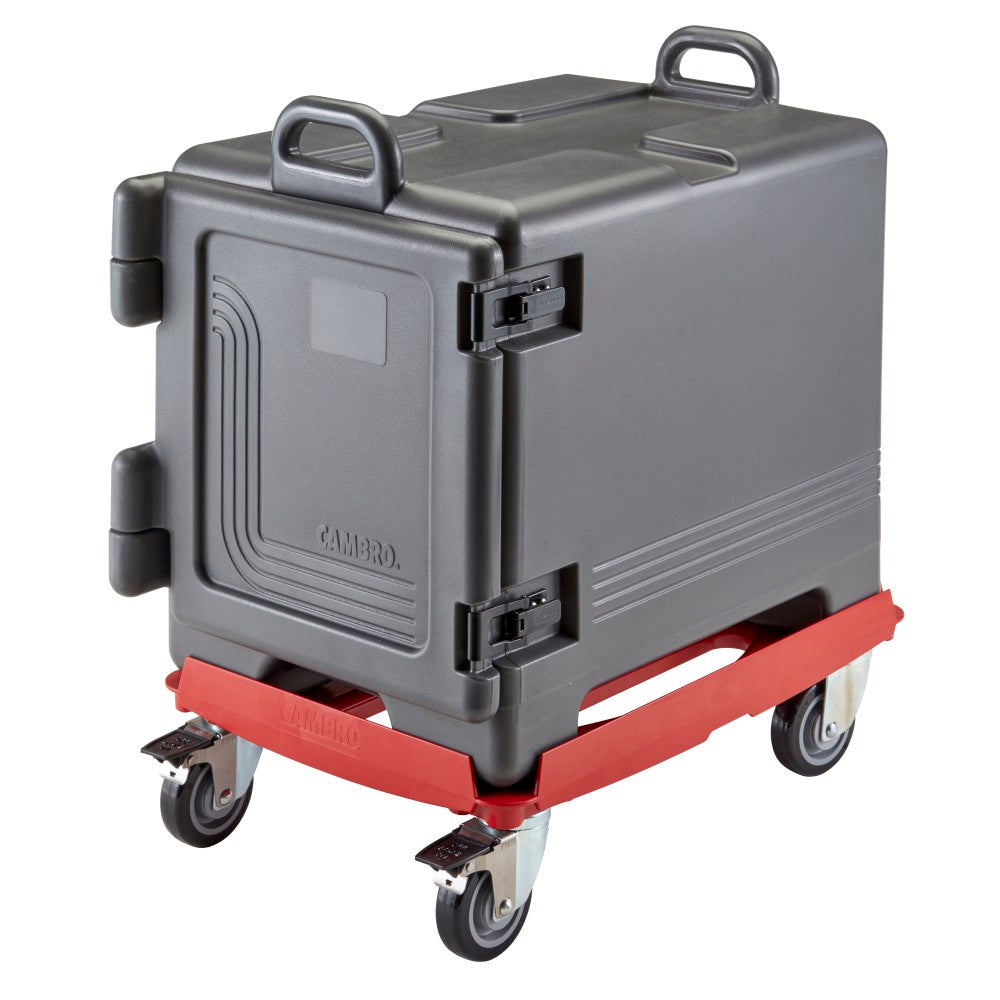 Cambro Cam GoBox Camdolly ABS Small Compact Dolly, 7-5/16inH x 17-7/16inW x 24-15/16inD, Red