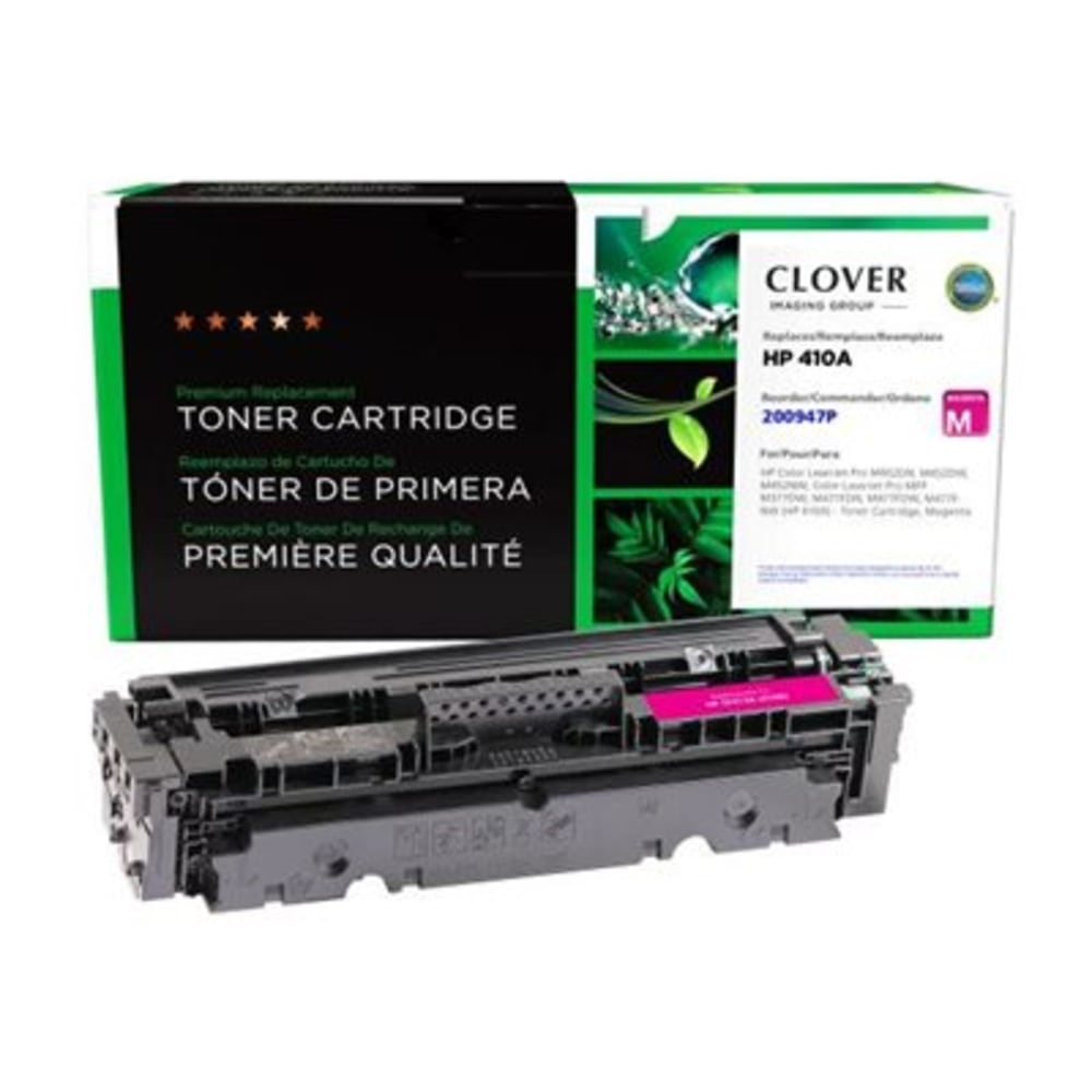 Clover Imaging Group Remanufactured Magenta Toner Cartridge Replacement For HP 410A, CF413A