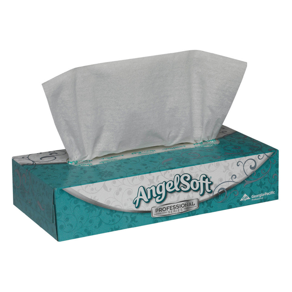 Angel Soft Professional Series 2-Ply Facial Tissue, Box Of 100 Sheets