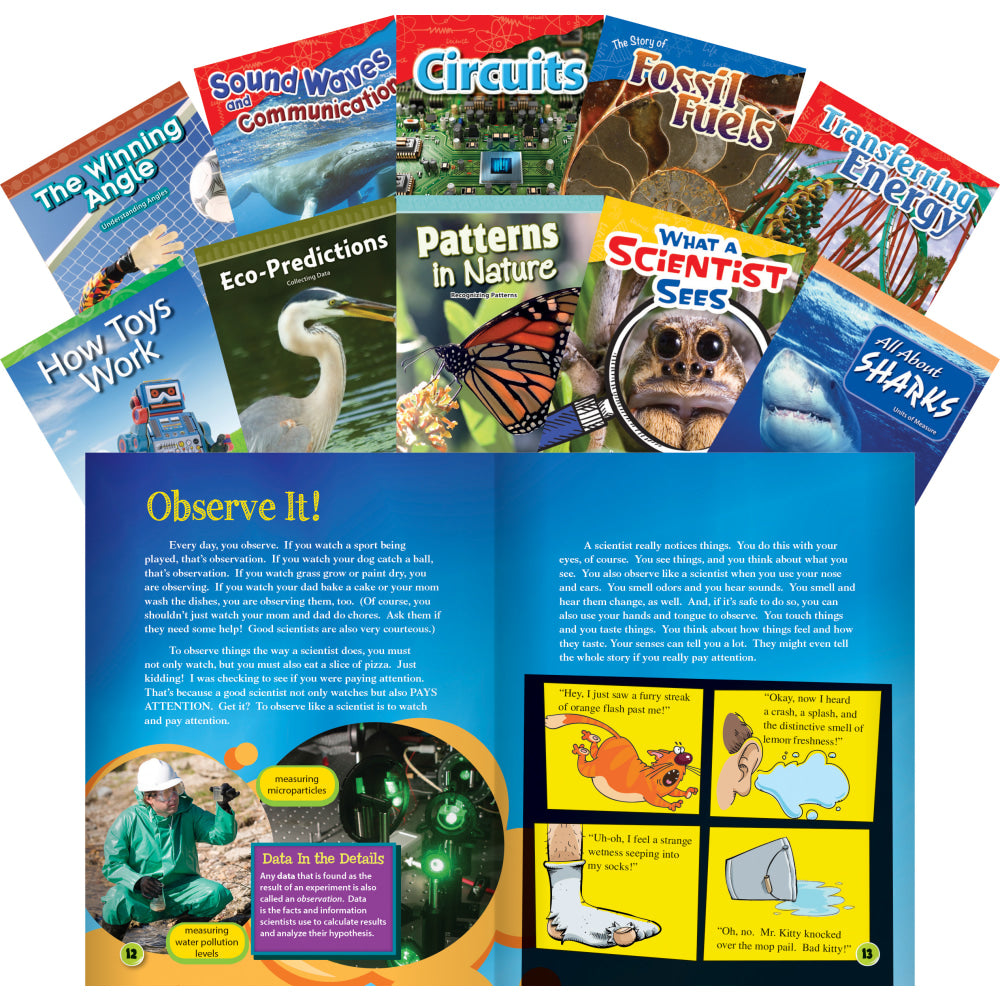 Teacher Created Materials STEM 10-Book Set, Grade 4