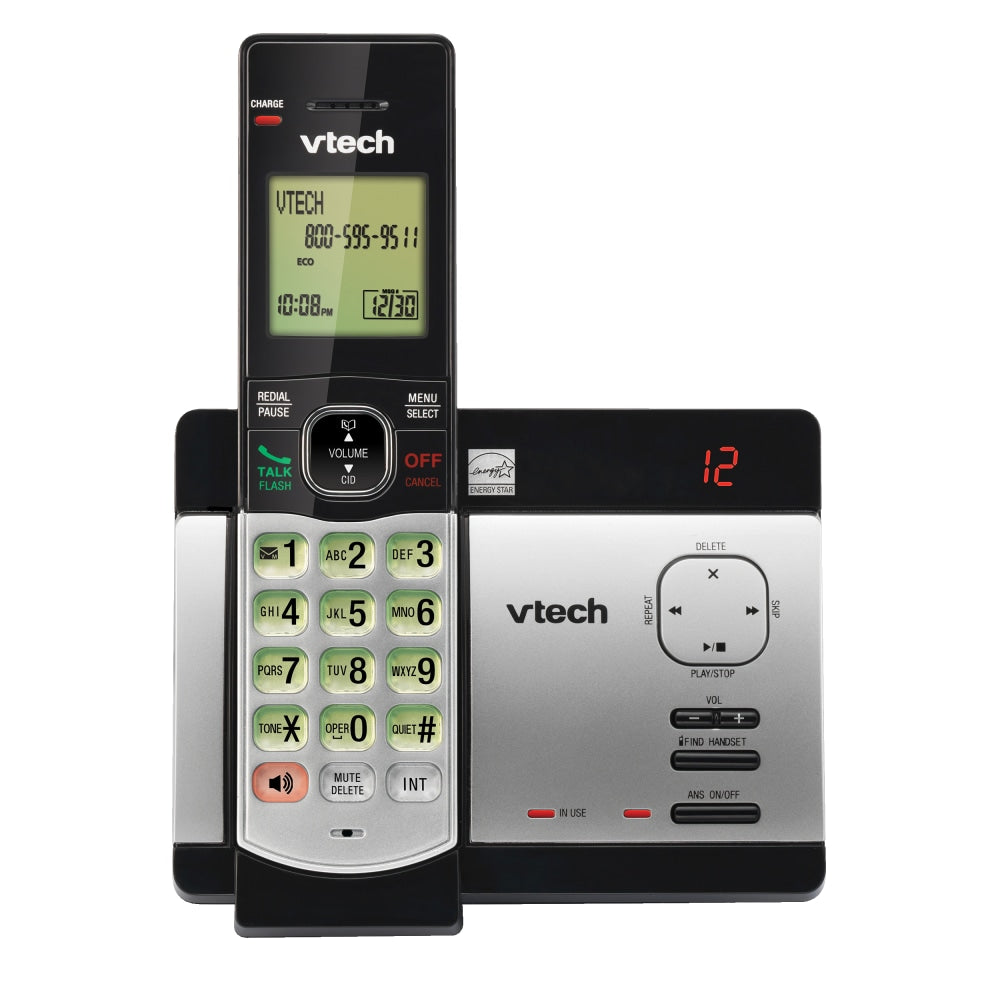 VTech CS5129 DECT 6.0 Expandable Cordless Phone with Digital Answering System