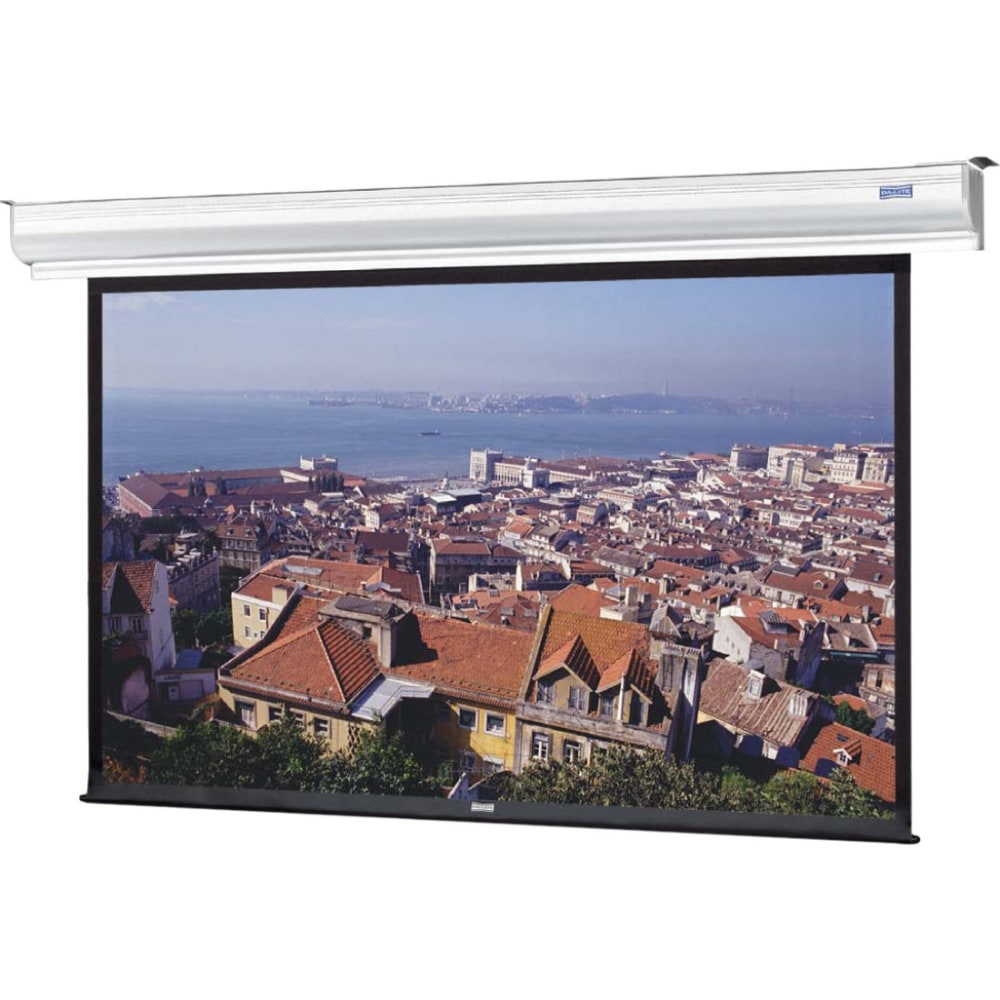 Da-Lite Contour Electrol HDTV Format - Projection screen - ceiling mountable, wall mountable - motorized - 120 V - 110in (109.8 in) - 16:9 - High Contrast Matte White - white lightly textured powder coat