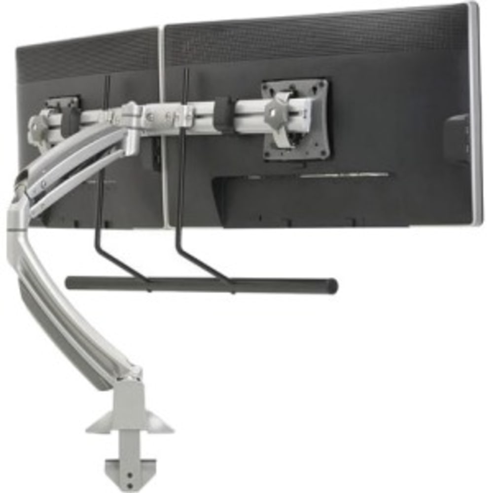 Chief KONTOUR K1D22HS Desk Mount for Flat Panel Display - Silver - Height Adjustable - 10in to 24in Screen Support - 18 lb Load Capacity - 75 x 75, 100 x 100 - VESA Mount Compatible