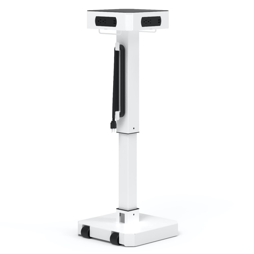 Luxor LuxPower 16-Device AC And USB Charging Tower, White