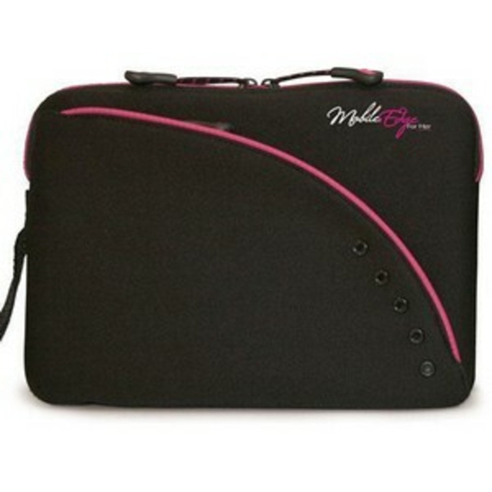 Mobile Edge UltraPortable Notebook Sleeve - 8in x 11.25in x 1.25in - Neoprene - Black, Pink