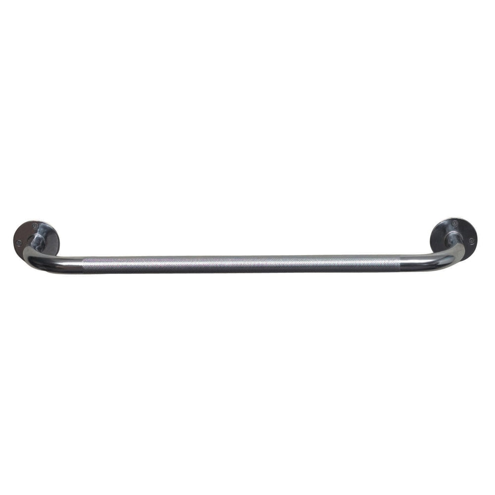 DMI Steel Knurled Grab Bar, 24inH x 2inW x 3inD, Silver