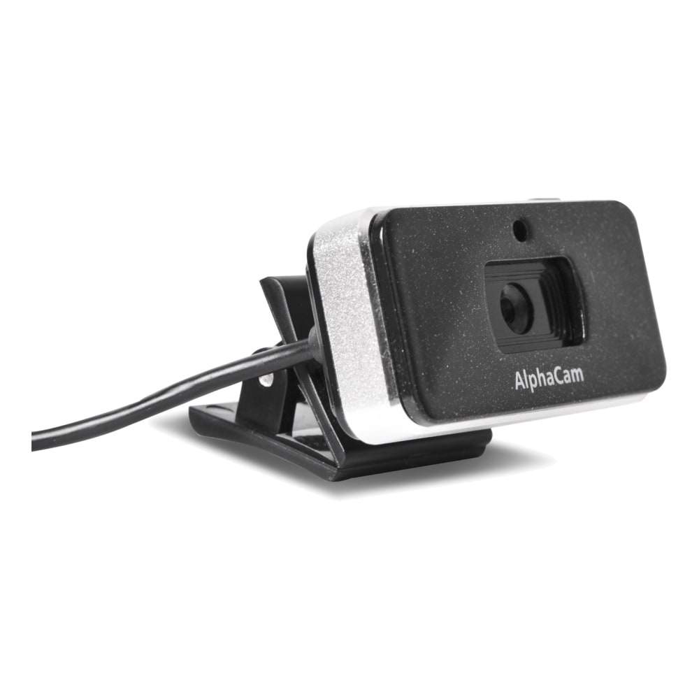 Data Locker TAA Compliant AlphaCam W 5MP USB 2.0 Webcam, Black/White