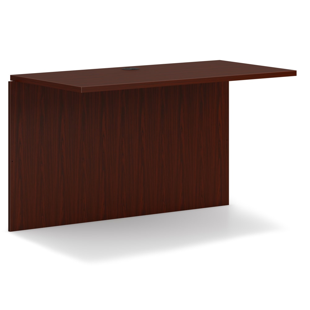 HON Mod 48inW Desk Bridge, Mahogany