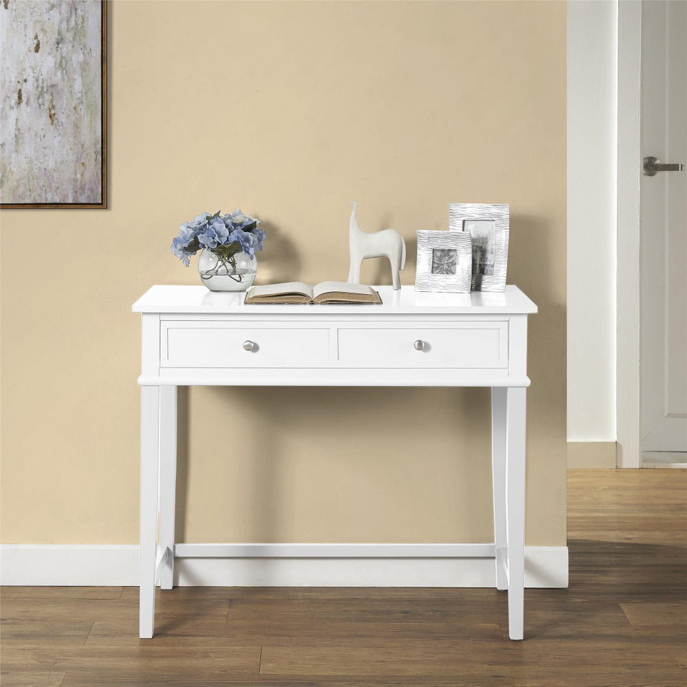 Ameriwood Home Franklin 36inW Writing Desk, White