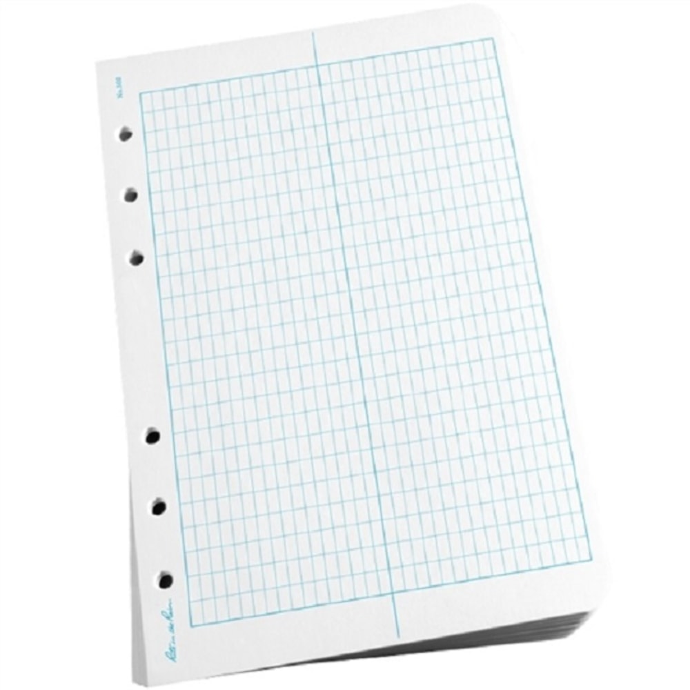 Rite in the Rain All-Weather Loose-Leaf Copy Paper, Transit Grid, 4 5/8in x 7in, 500 Sheets Per Case, 0.54 Lb, 85 Brightness, Case Of 5 Reams