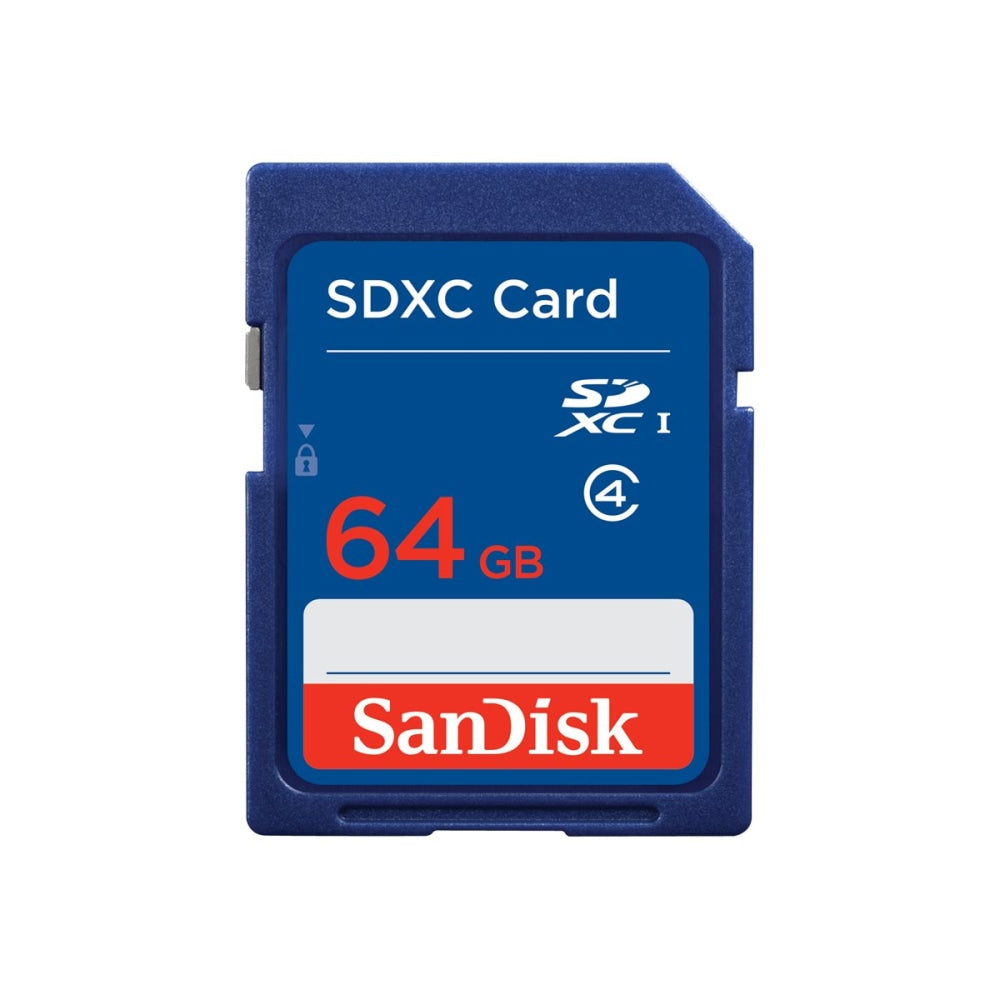 SanDisk - Flash memory card - 64 GB - Class 4 - SDXC