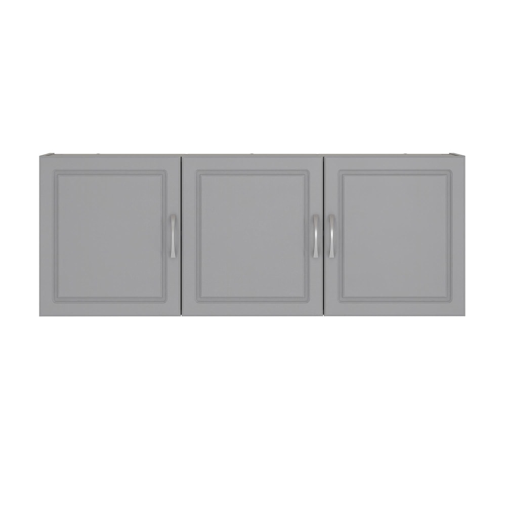 Ameriwood Home Kendall 54in Wall Cabinet, 2 Shelves, Gray