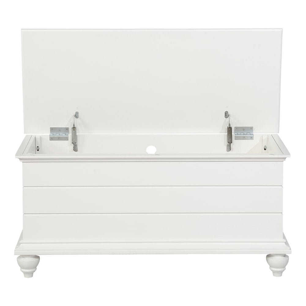 Powell Dorian Chest, 18inH x 40-1/2inW x 16-3/4inD, White