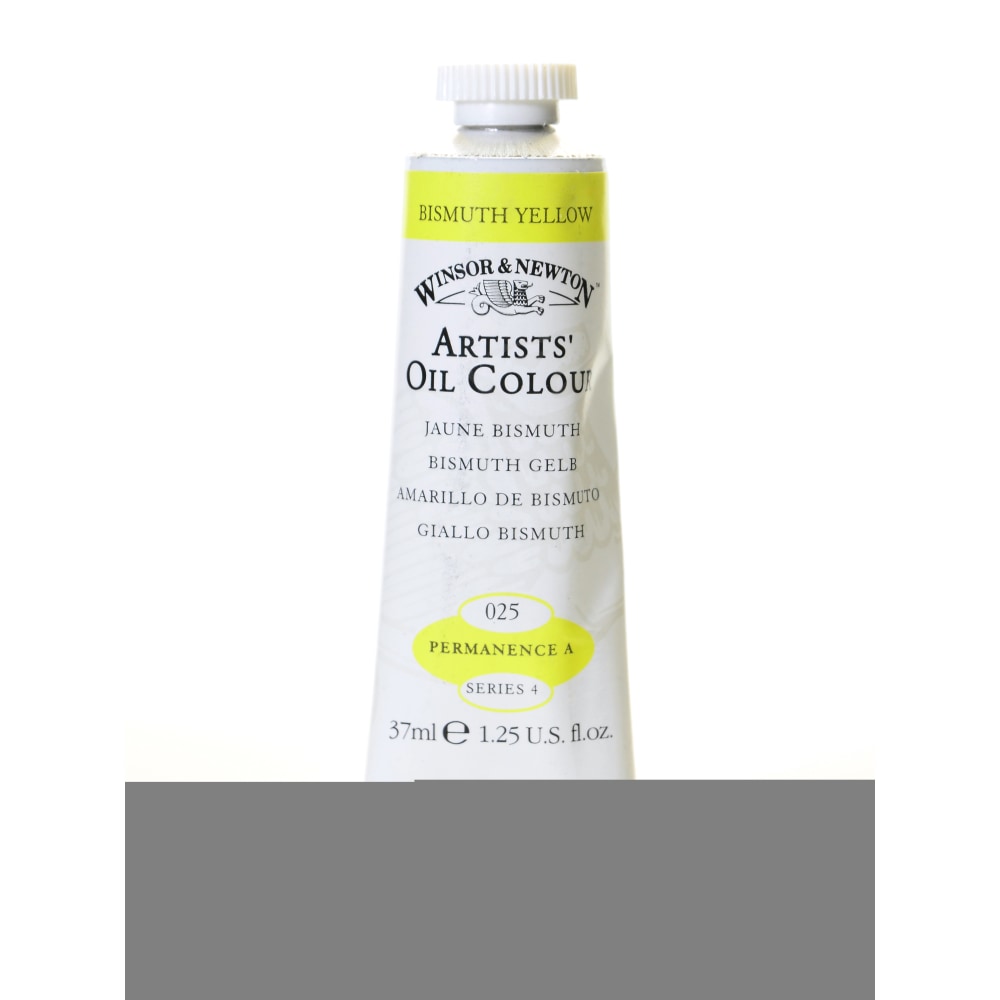 Winsor & Newton Artists Oil Colors, 37 mL, Bismuth Yellow, 25