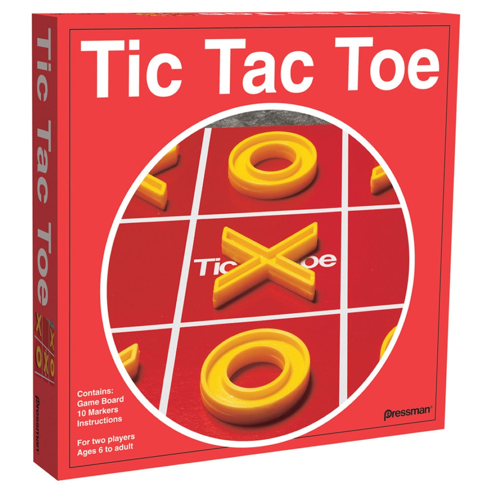 Pressman Toys Tic Tac Toe Board Games, Pack of 6 Board Games