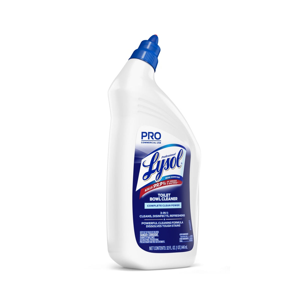 Lysol Professional Disinfectant Power Toilet Bowl Cleaner, 32 Oz Bottle