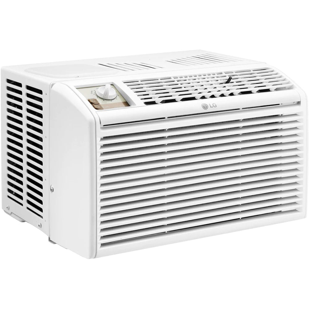 LG 5,000 BTU Window Air Conditioner, 115V - Cooler - 1465.36 W Cooling Capacity - 150 Sq. ft. Coverage - Washable - White