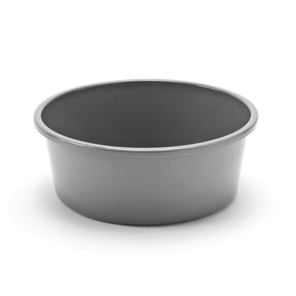 Medline Round Plastic Washbasins, 5 Qt, Graphite, Pack Of 50