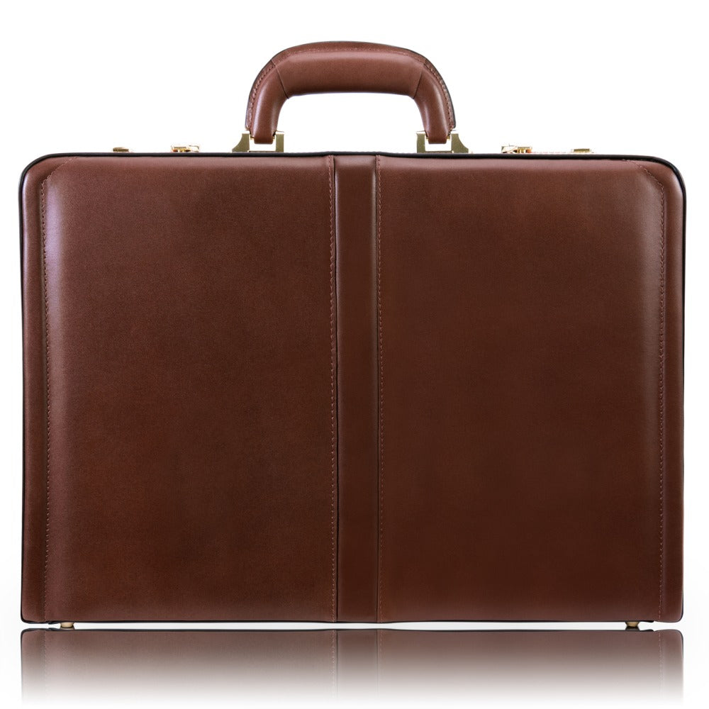 McKleinUSA Reagan Leather Attach? Case, Brown