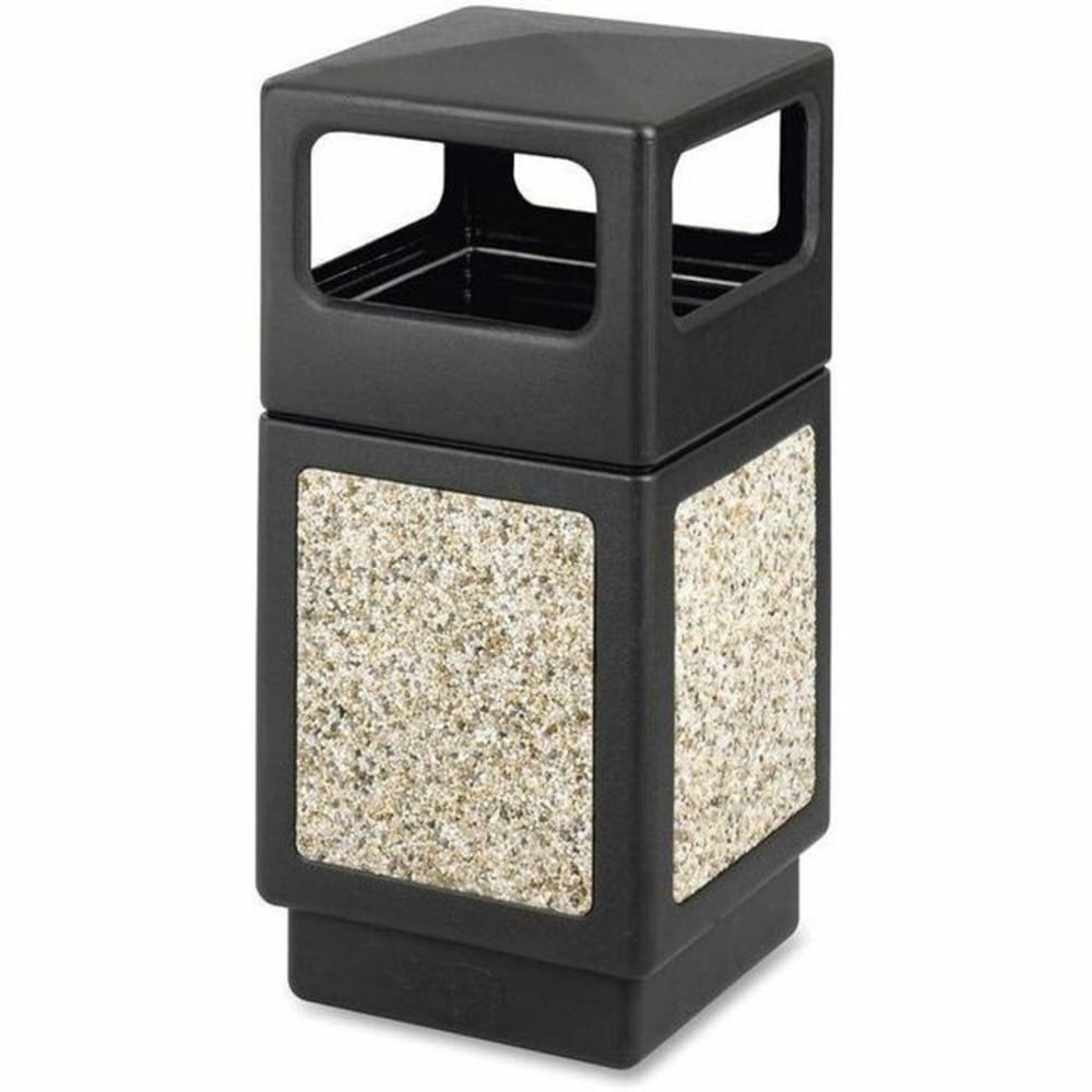 Safco Canmeleon Aggregate Panel Outdoor Receptacle, Side-Opening, 38 Gallons, 39 1/4inH