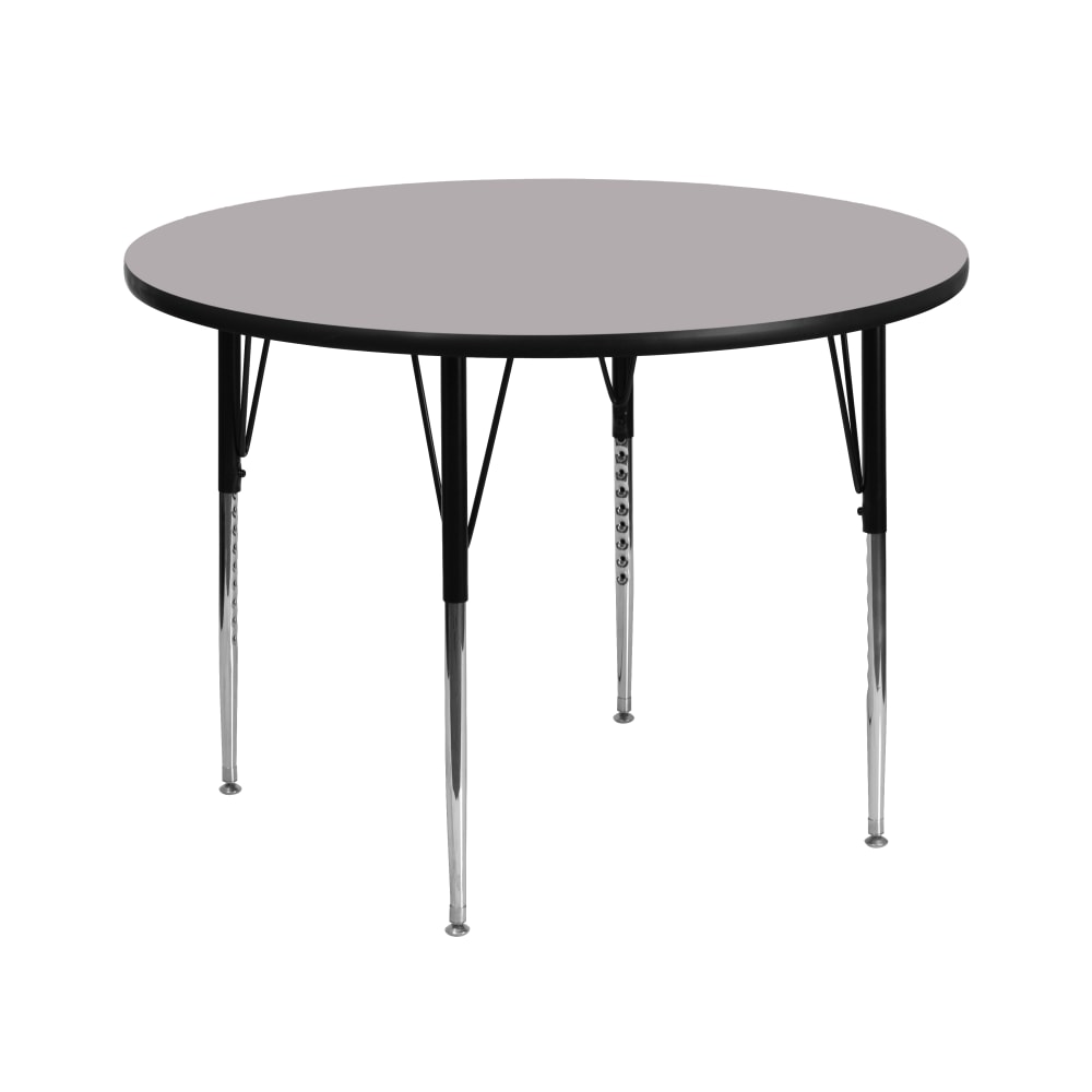 Flash Furniture Round Activity Table, 30-1/8inH x 42inW x 42inD, Gray