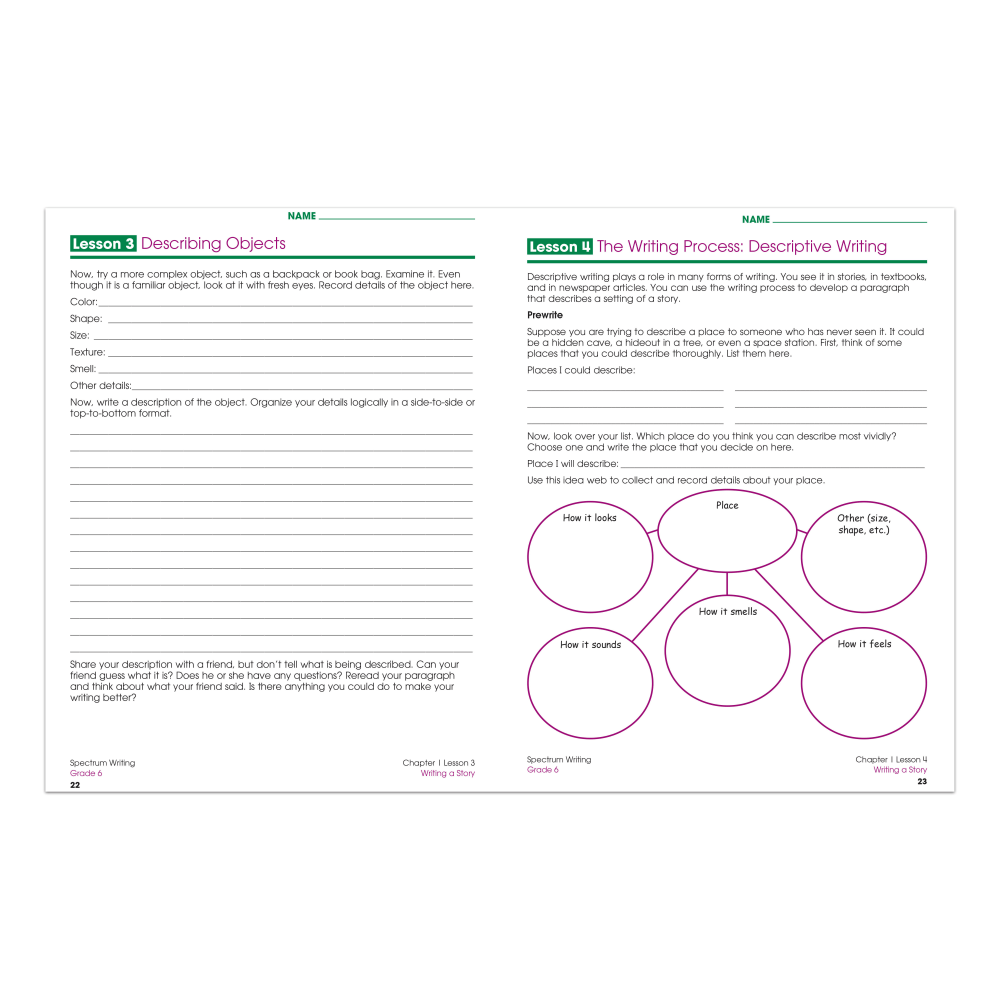 Spectrum Writing, Grade 6