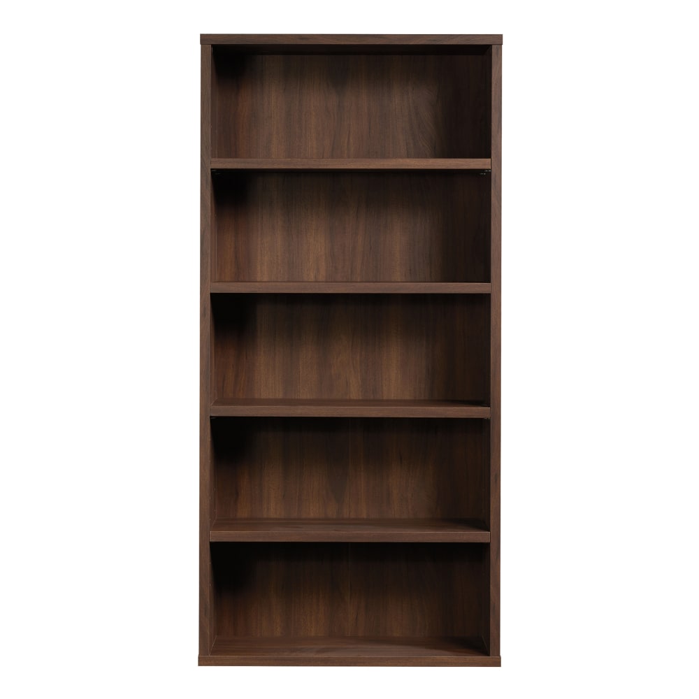 Sauder Optimum 73-1/2inH 5-Shelf Bookcase, Spiced Mahogany