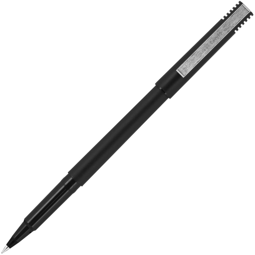 uni-ball Roller Pens, Micro Point, 0.5mm, Black Barrel, Black Ink, Pack Of 72