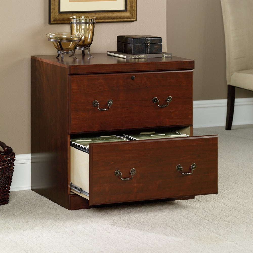 Sauder Heritage Hill 30-1/8inW x 20-1/2inD Lateral 2-Drawer File Cabinet, Classic Cherry