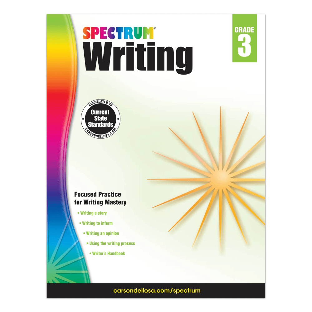 Spectrum Writing, Grade 3