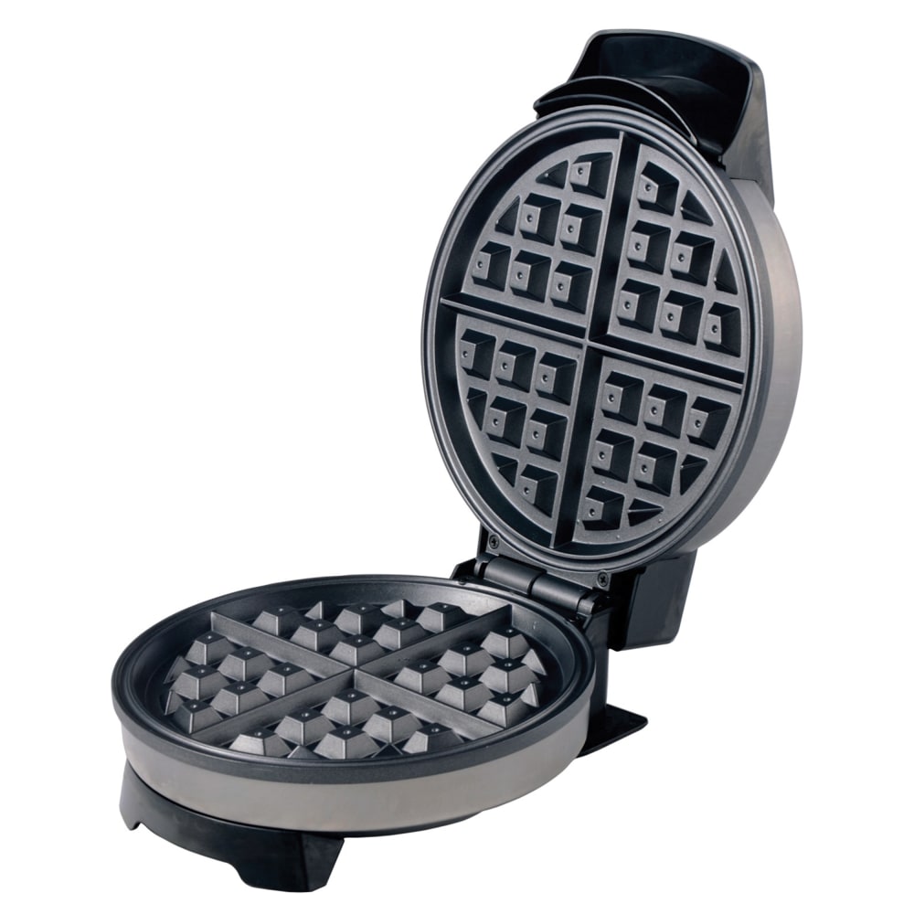 Brentwood Select Belgian Waffle Maker, 4-1/2inH x 8inW x 10inD, Silver