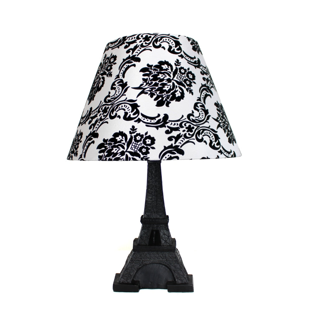 Simple Designs Eiffel Tower Paris Table Lamp with Shade