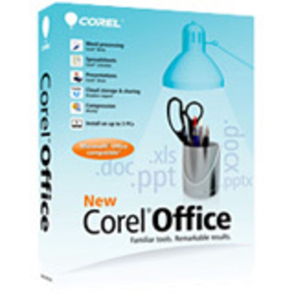 Corel Office - (v. 5) - box pack - 1 user (mini-box) - Win - English - United States