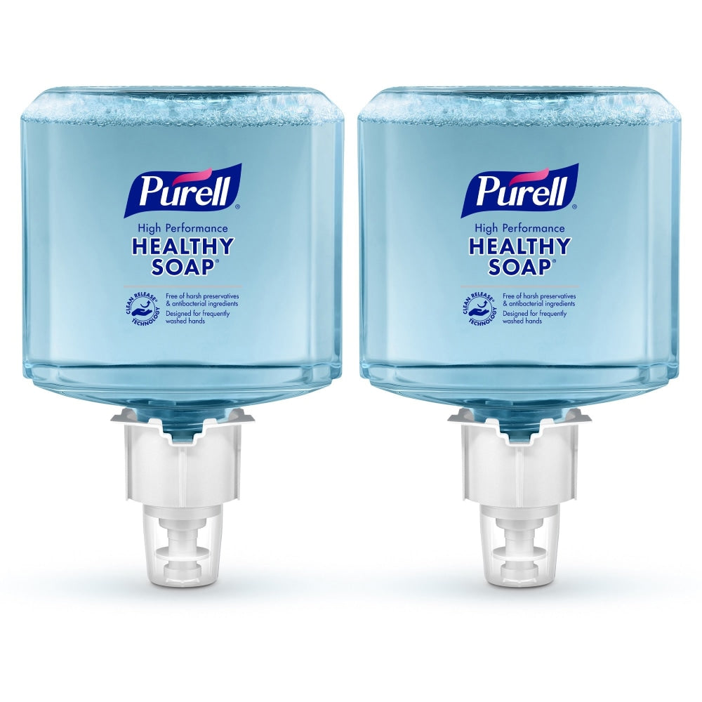 Purell Healthcare Healthy Ultra Mild Foaming Handwash Soap, Clean, 40.6 Oz, Clear, Carton Of 2 Cartridges