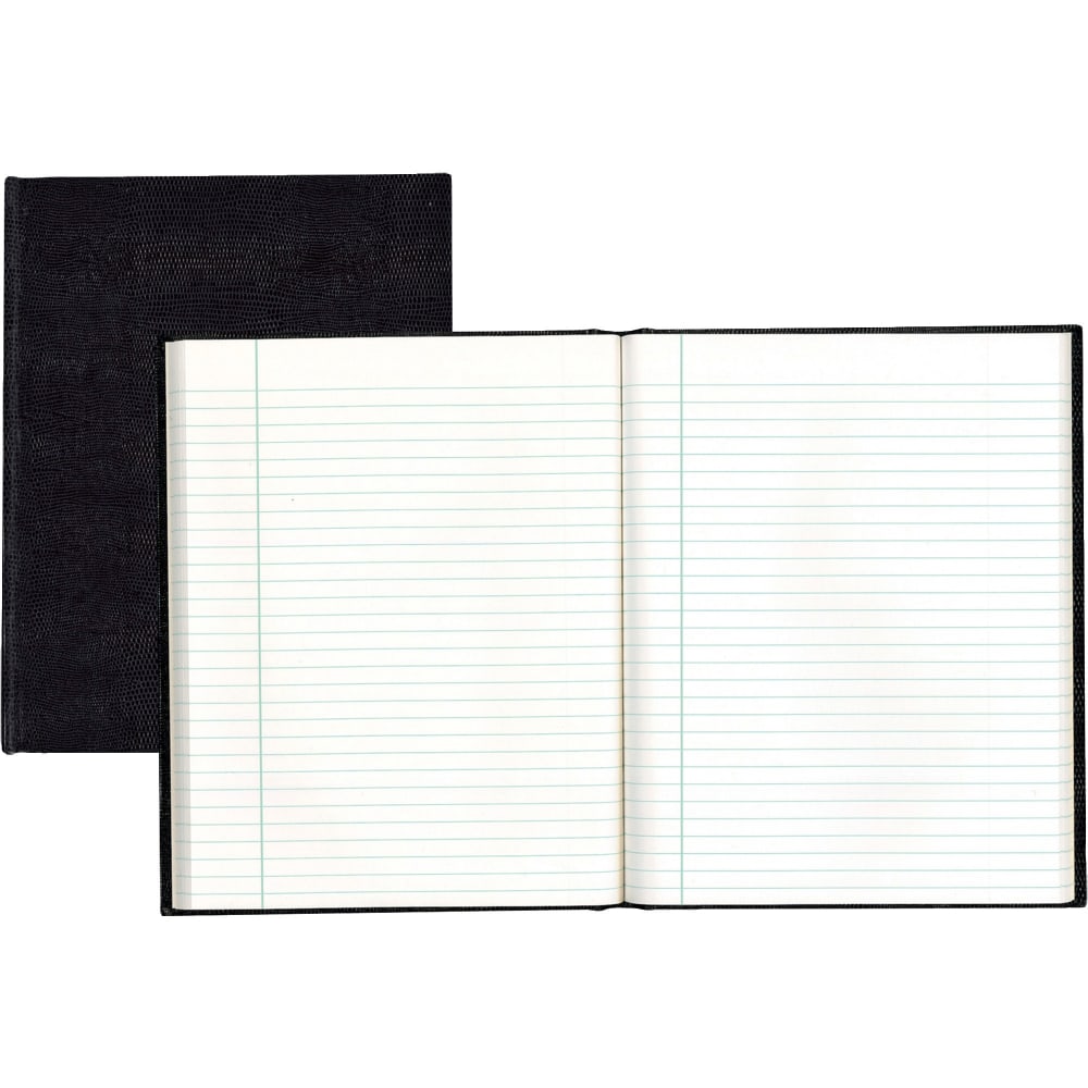 Blueline Executive Notebook, 9 1/4in x 7 1/4in, College Ruled, 75 Sheets, Black